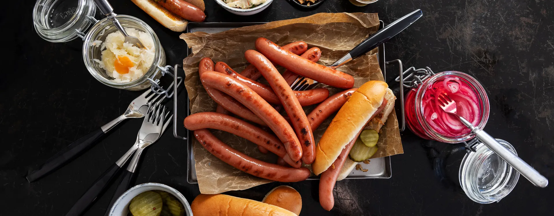 Wienerkorv med bröd